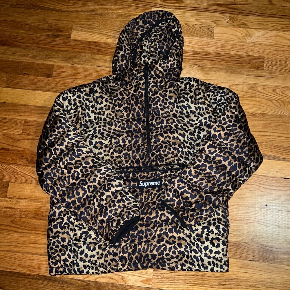 Supreme Micro Down Half Zip Hooded Pullover